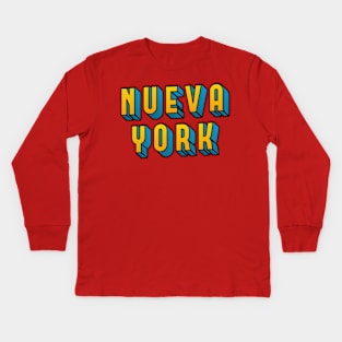 Nueva York Kids Long Sleeve T-Shirt